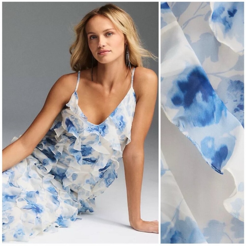NWT BHLDN by Anthropology Jia Maxi Dress - Picture 2 of 4